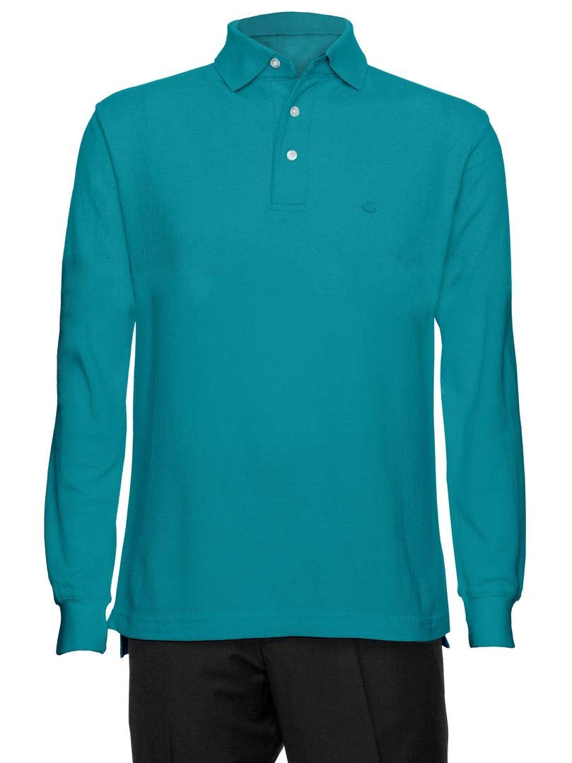 AKA Essentials Men’s Classic Fit Long Sleeve Polo Shirt