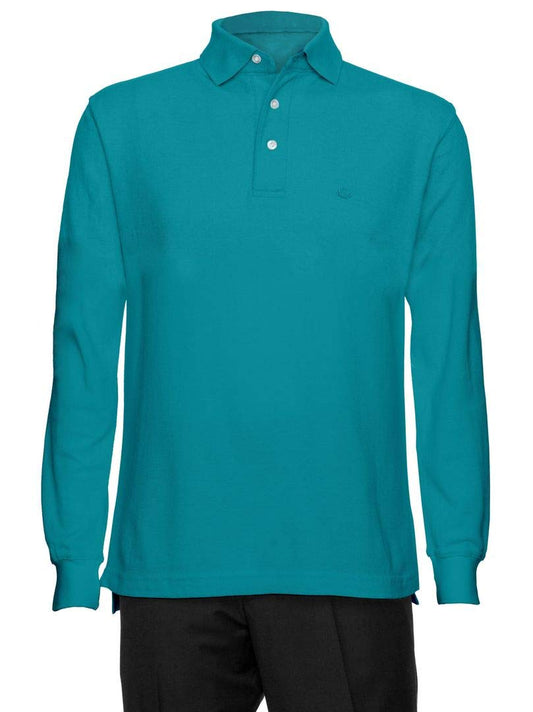 AKA Essentials Men’s Classic Fit Long Sleeve Polo Shirt