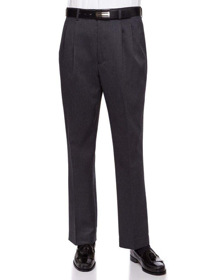 RGM Men’s Pleated Heather Cuffed Dress Pants – PF791