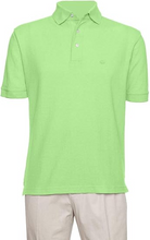 Load image into Gallery viewer, AKA Men&#39;s Solid Polo Shirt Classic Fit - Pique Chambray Collar Comfortable Quality - Spring Green
