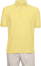 Load image into Gallery viewer, AKA Men&#39;s Solid Polo Shirt Classic Fit - Pique Chambray Collar Comfortable Quality - Maize
