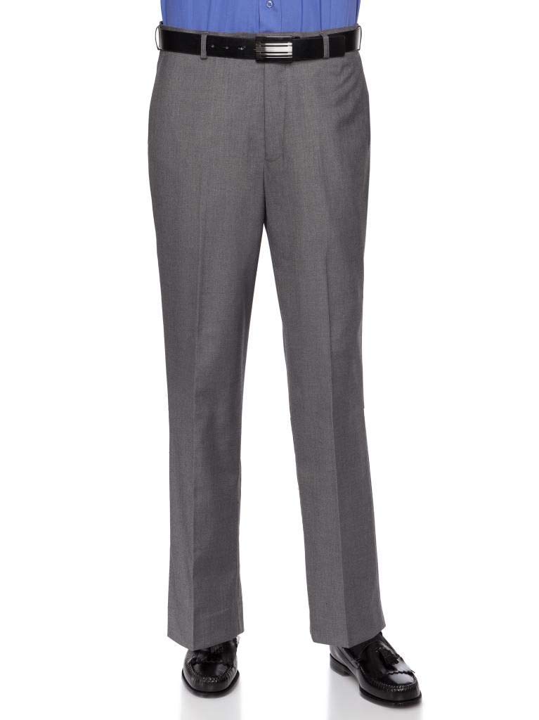 RGM Men’s Slim Fit Flat-Front Dress Pants