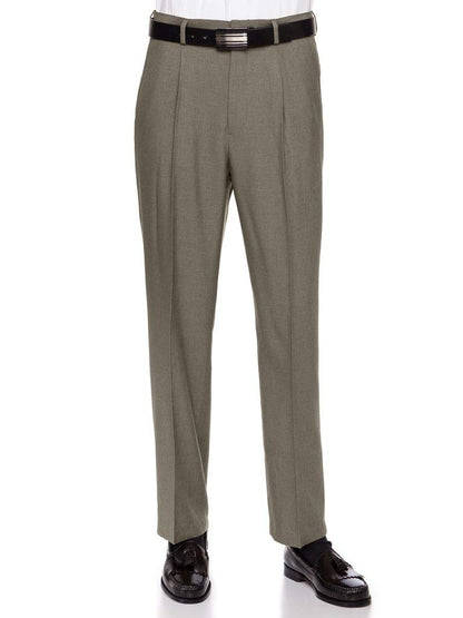 RGM Men’s Pleated Heather Cuffed Dress Pants – PF691