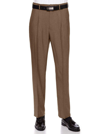 RGM Men’s Pleated Heather Cuffed Dress Pants – PF691