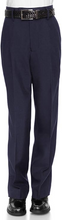Load image into Gallery viewer, Boys’ Dress Pant with Flat Front Navy Slacks, 6
