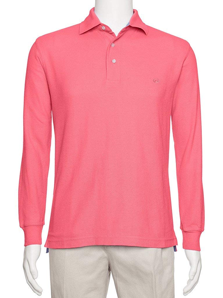 AKA Essentials Men’s Classic Fit Long Sleeve Polo Shirt