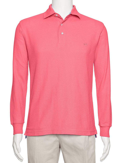 AKA Essentials Men’s Classic Fit Long Sleeve Polo Shirt