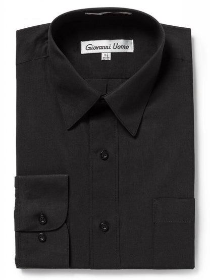 Giovanni Uomo Men’s Classic Fit Long Sleeve Dress Shirt