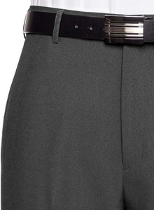 Men's Flat Front Dress Pant Modern Fit - Perfect for Every Day! - Charcoal
