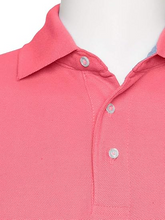 Load image into Gallery viewer, AKA Men&#39;s Solid Polo Shirt Classic Fit - Pique Chambray Collar Comfortable Quality - Charcoal
