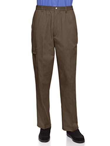 AKA Essentials Men’s Full Elastic Waist Twill Pants