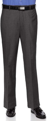 RGM Mens Slim fit Dress Pants Flat-Front - Modern Formal Business Wrinkle Free No Iron - Large Sizes