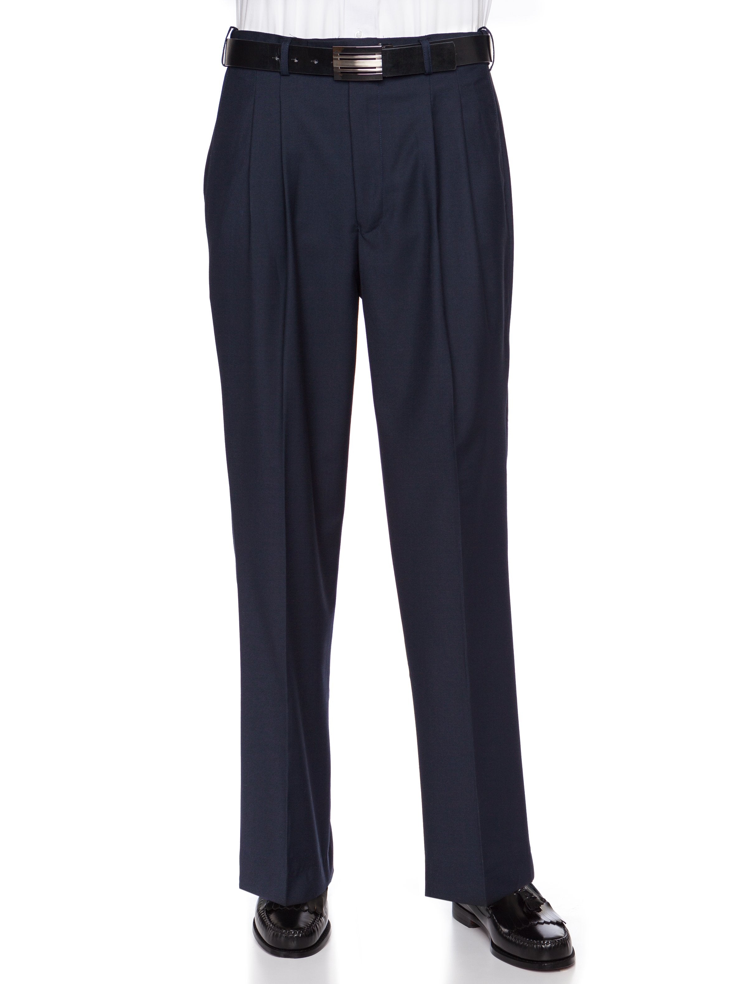 GIOVANNI UOMO Mens Pleated Front Expandable Waist Dress Pants