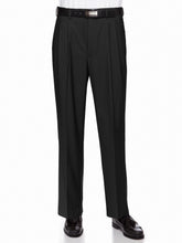 Load image into Gallery viewer, GIOVANNI UOMO Mens Pleated Front Expandable Waist Dress Pants - Large Sizes
