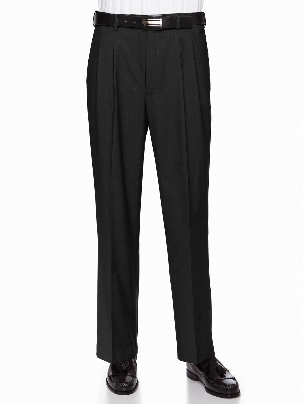 GIOVANNI UOMO Mens Pleated Front Expandable Waist Dress Pants