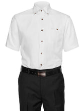 Load image into Gallery viewer, Men&#39;s Wrinkle Free 100% Cotton Button Down Collar Short Sleeve
