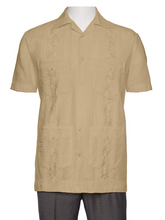 Load image into Gallery viewer, Mens Embroidered Guayabera Shirt
