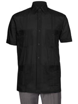 Mens Short Sleeve Guayabera Shirt