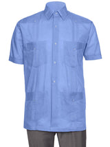 Mens Short Sleeve Guayabera Shirt