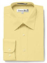 Load image into Gallery viewer, Men&#39;s Traditional Fit Banana Dress Shirt Short Sleeve &amp; Long Sleeve
