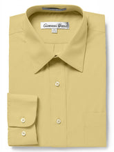 Load image into Gallery viewer, Men&#39;s Traditional Fit Honey Dress Shirt Short Sleeve &amp; Long sleeve
