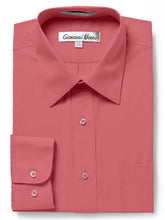 Load image into Gallery viewer, Men&#39;s Traditional Fit Rose Dress Shirt Short Sleeve &amp; Long Sleeve
