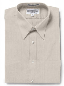 Mens Short Sleeve Broadcloth casual Shirt Shirt