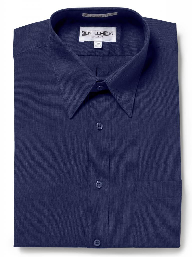 Mens Short Sleeve Broadcloth casual Shirt Shirt