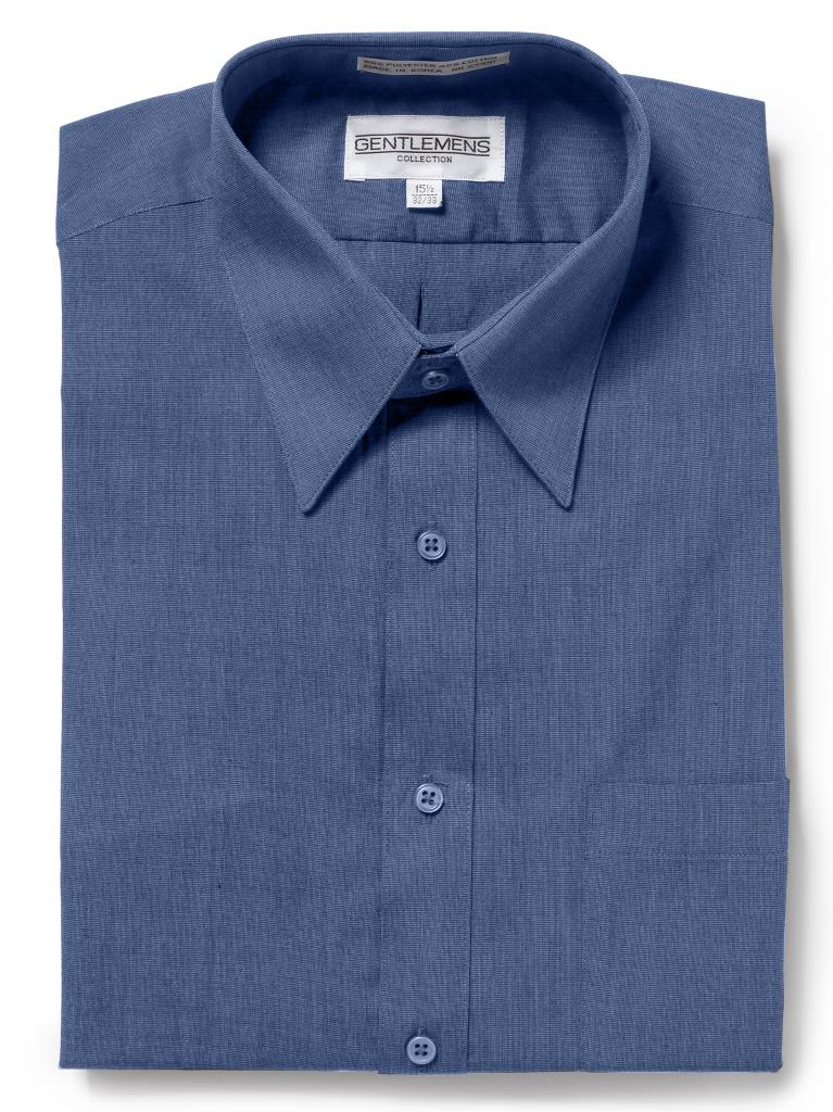 Mens Short Sleeve Broadcloth casual Shirt Shirt