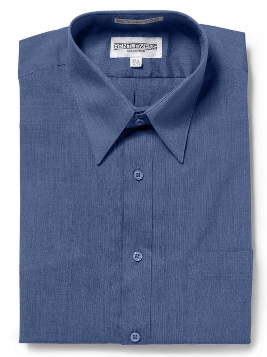 Mens Short Sleeve Broadcloth casual Shirt Shirt