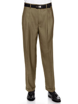 Mens Pleated Front Traditional Fit Dress Pant