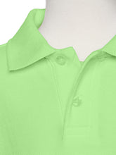 Load image into Gallery viewer, Boys Spring Green Wrinkle-Free Polo Shirt
