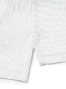 Boys White Wrinkle-Free Polo Shirt