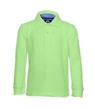 Load image into Gallery viewer, Boys Spring Green Wrinkle-Free Polo Shirt
