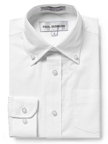 Boys Button Down Oxford Shirt - Short Sleeve