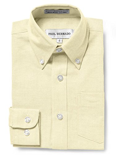 Boys Button Down Oxford Shirt - Long Sleeve