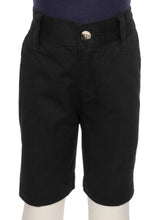 Load image into Gallery viewer, Boys Wrinkle Free Flat Front Twill Shorts - 100% Cotton Machine Wash Slacks
