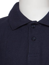 Load image into Gallery viewer, Boys Navy Wrinkle-Free Polo Shirt
