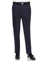 RGM Men's Flat-Front Comfort Waist Dacron Dress Pant