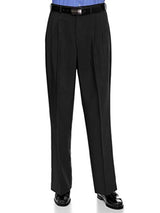 RGM Mens Dacron Rayon Pleated Front Dress Pants- Additional Colors